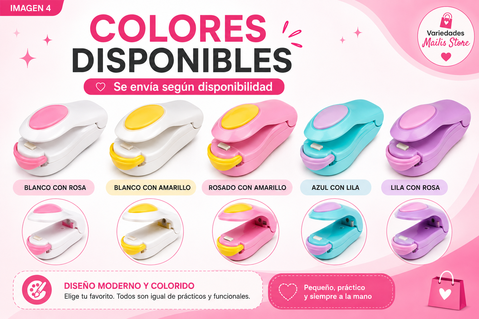🔥 Mini Sellador de Bolsas Portátil | Conserva tus Alimentos Frescos por Más Tiempo