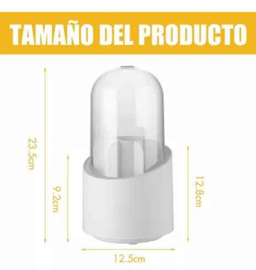 💄 Organizador de Brochas de Maquillaje con Tapa Antipolvo