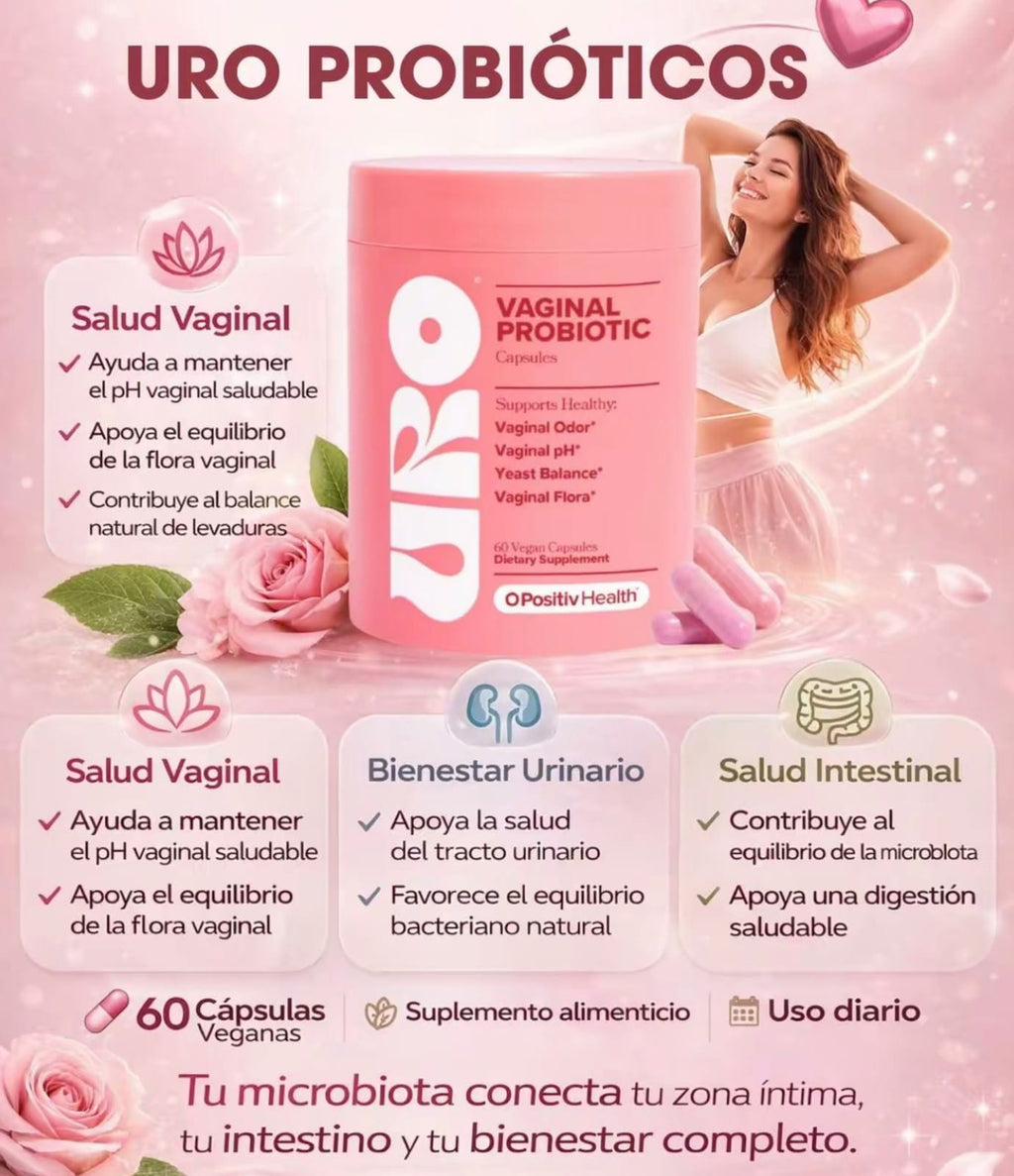 🌸 Uro Probióticos Vaginales | Equilibrio y Bienestar Íntimo